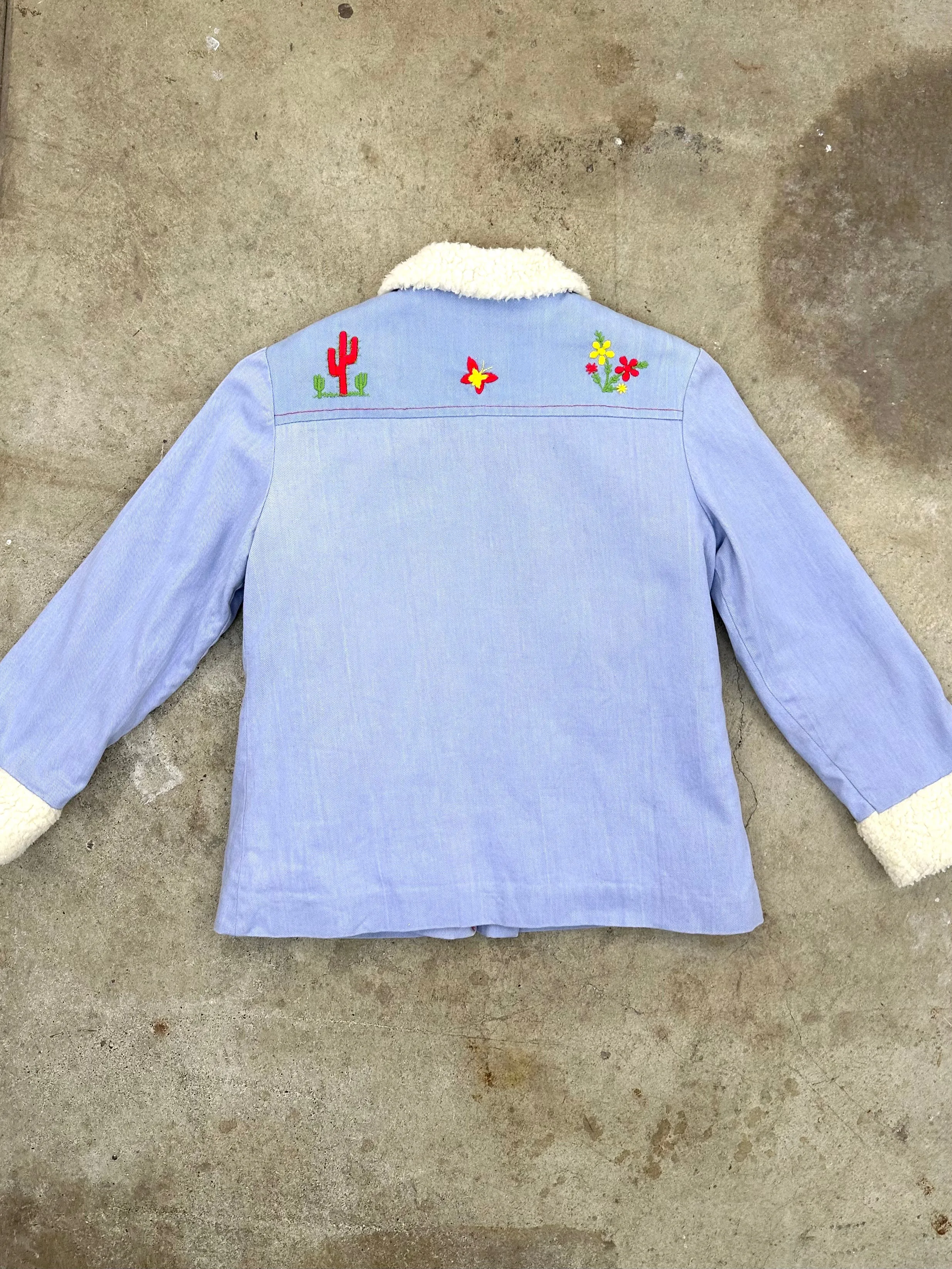 1970s Mackintosh Denim Embroidered Jacket