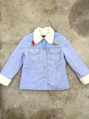1970s Mackintosh Denim Embroidered Jacket