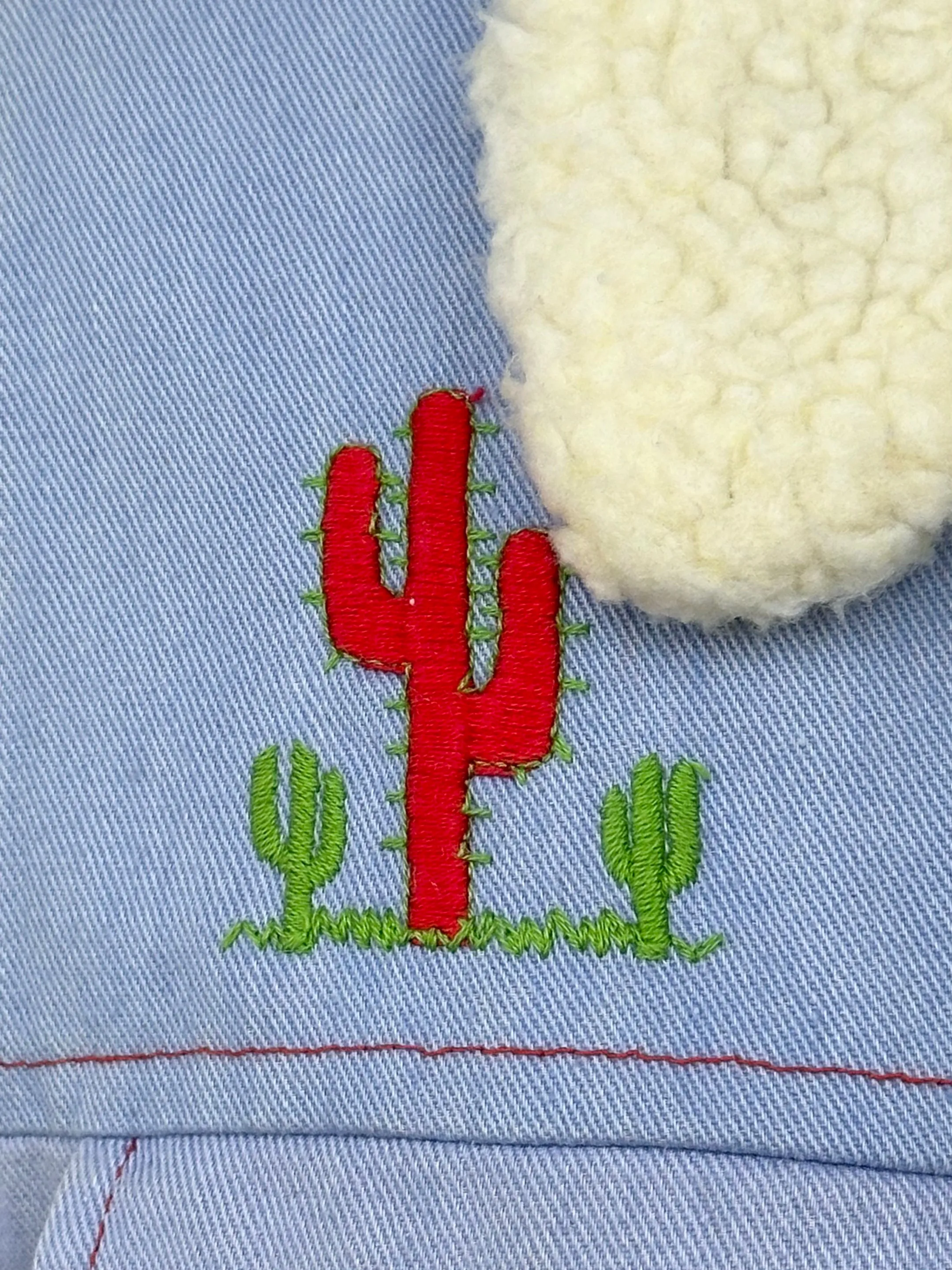 1970s Mackintosh Denim Embroidered Jacket