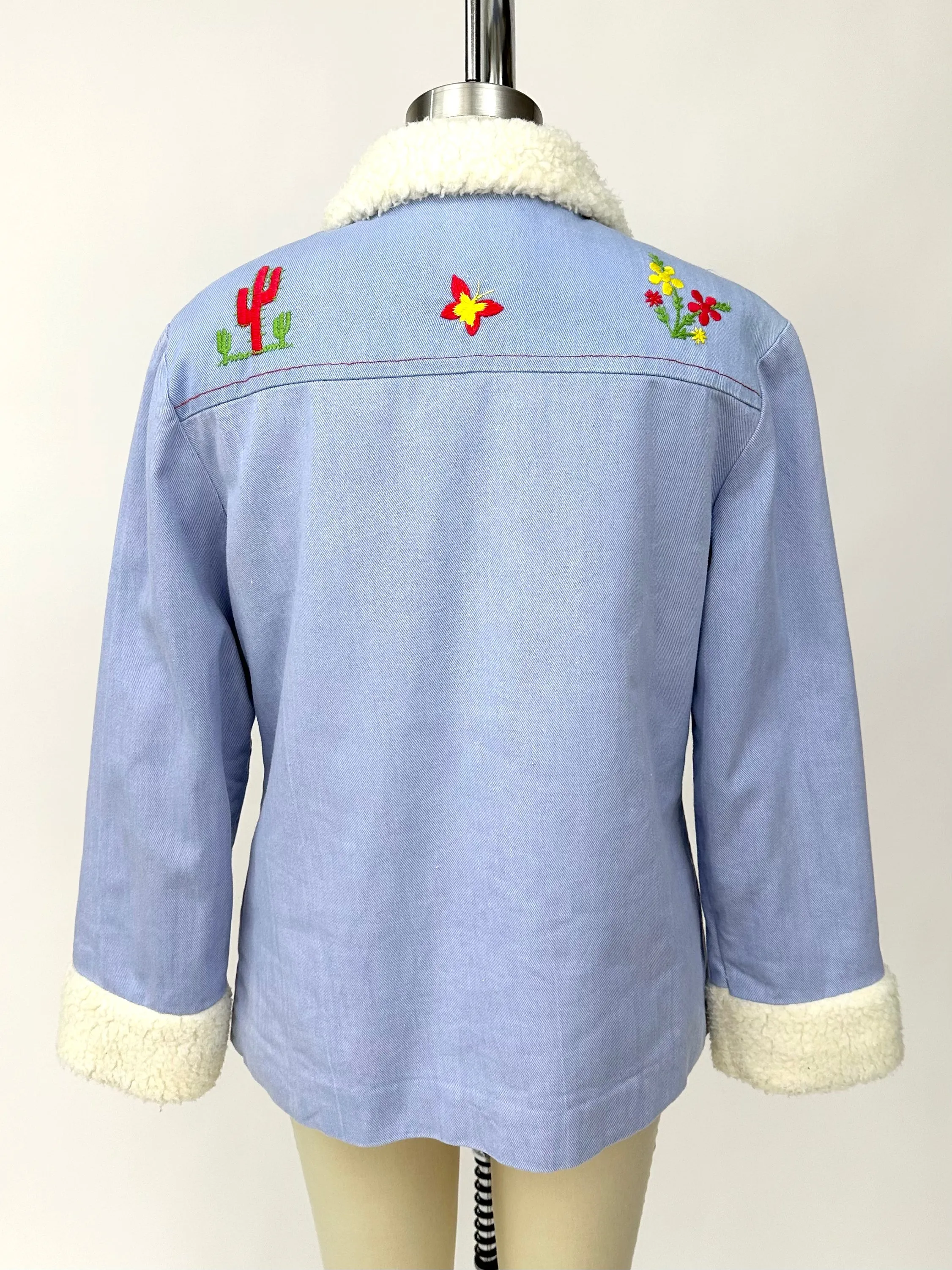 1970s Mackintosh Denim Embroidered Jacket