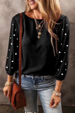 3/4 Sleeve Crew Neck T Shirt