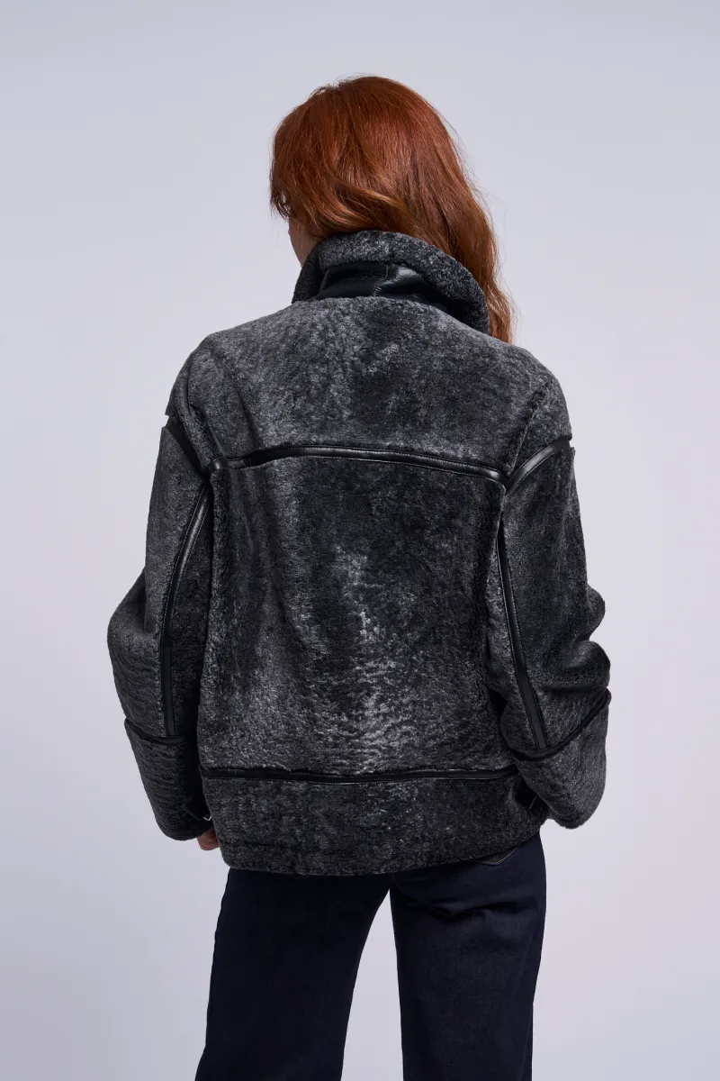 473 Genuine shearling jacket Winter