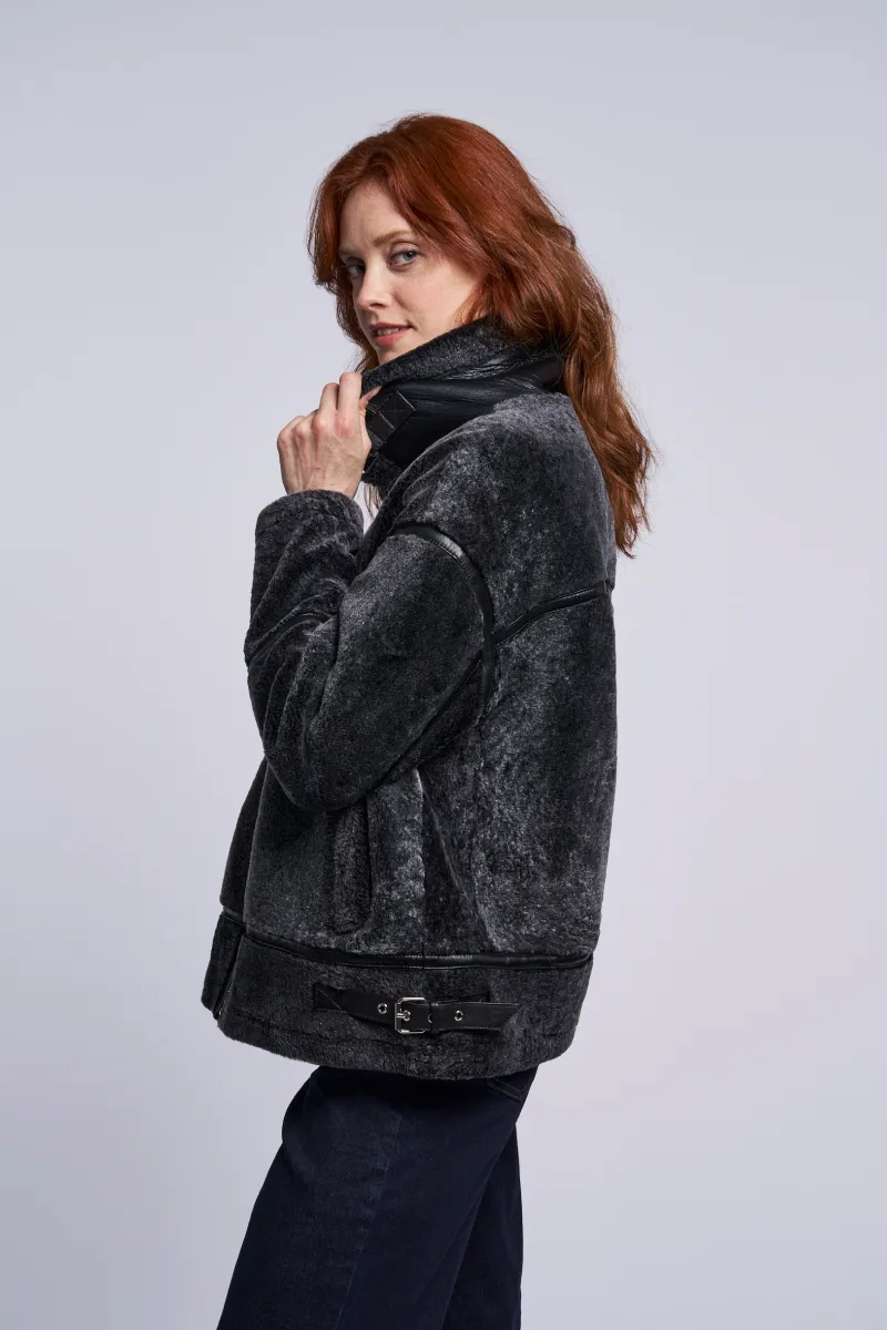 473 Genuine shearling jacket Winter