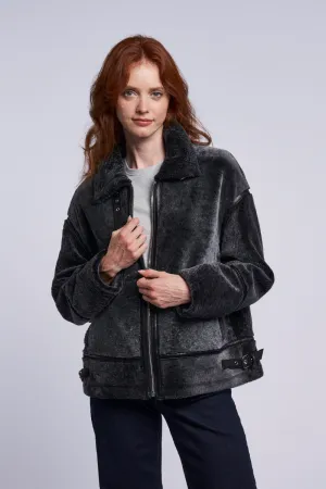 473 Genuine shearling jacket Winter