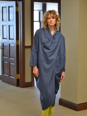 69 Cocoon Dress, Medium Blue