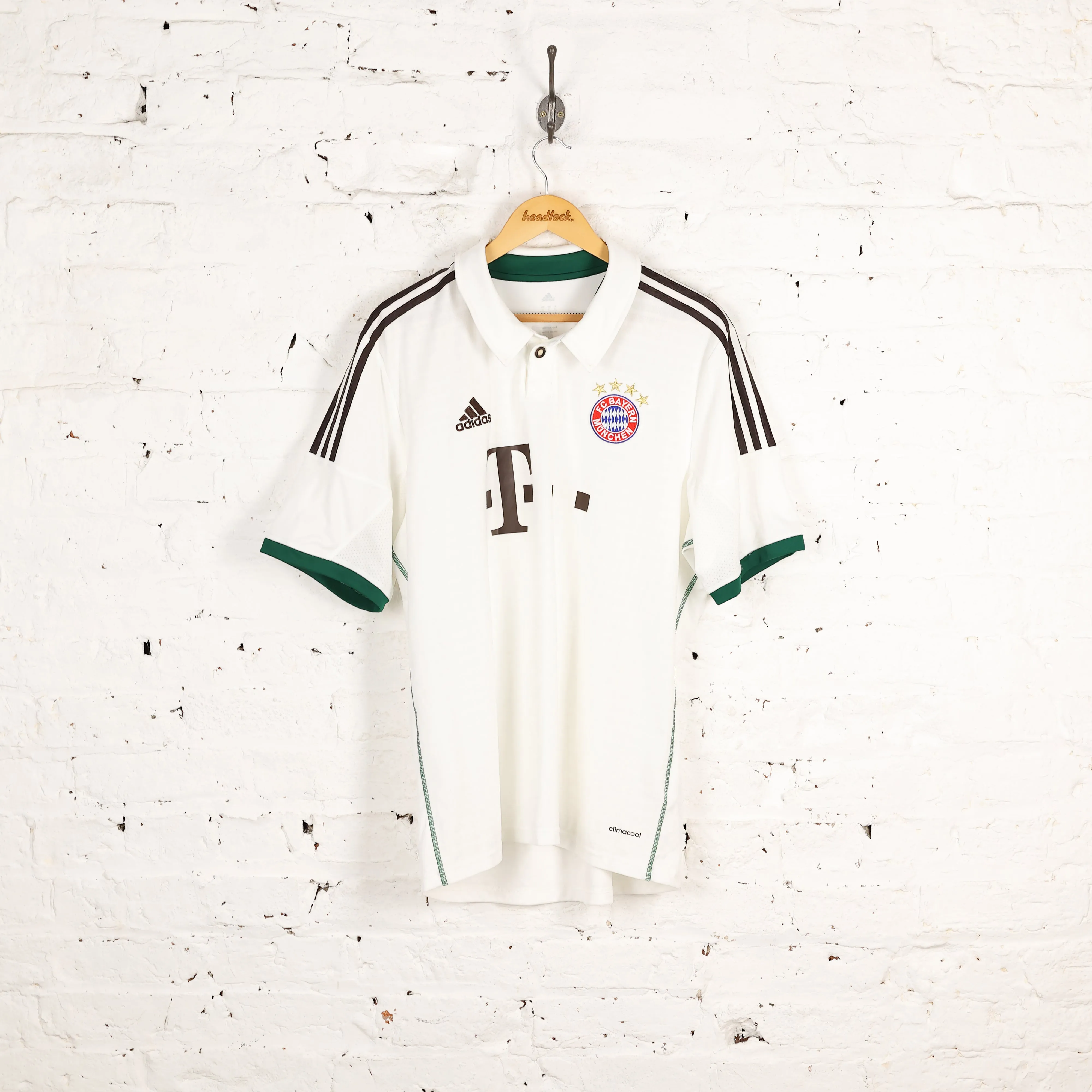 Adidas Bayern Munich 2013 Away Football Shirt - White - XL