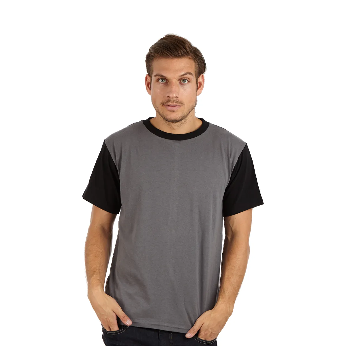 Adults Short Sleeve 2-Tone T-Shirts (Style #110)