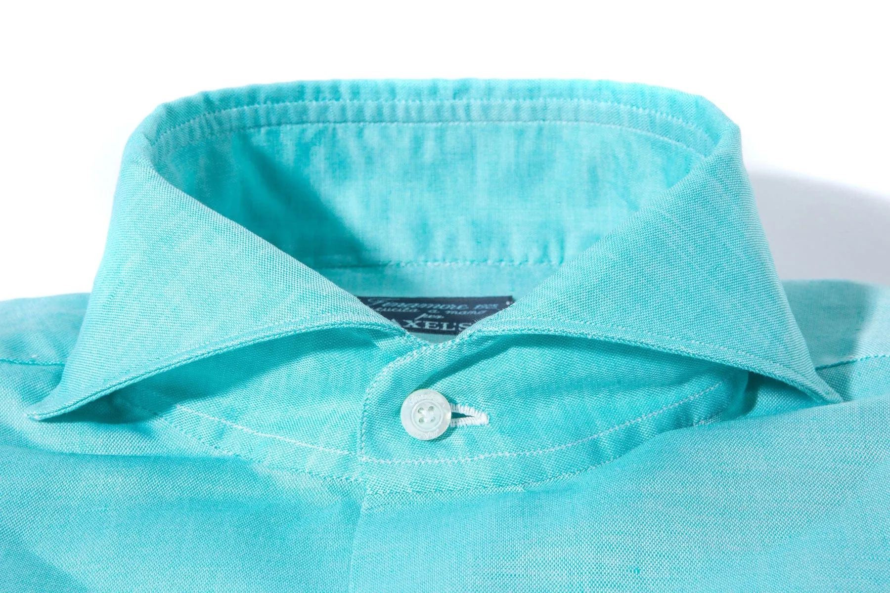 Andorra Carlo Riva Cotton Linen Shirt In Green