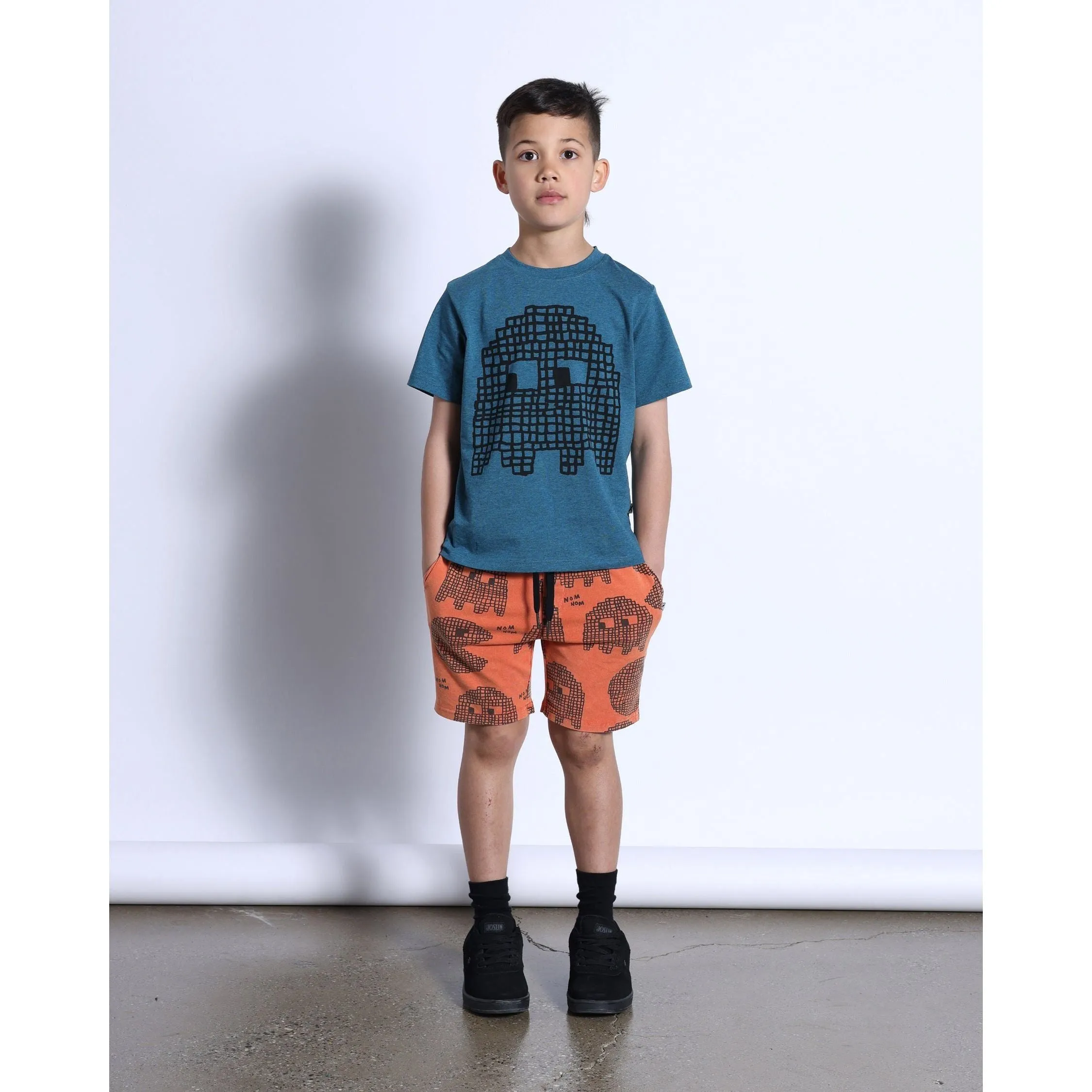 Arcade Tee- Teal Marle