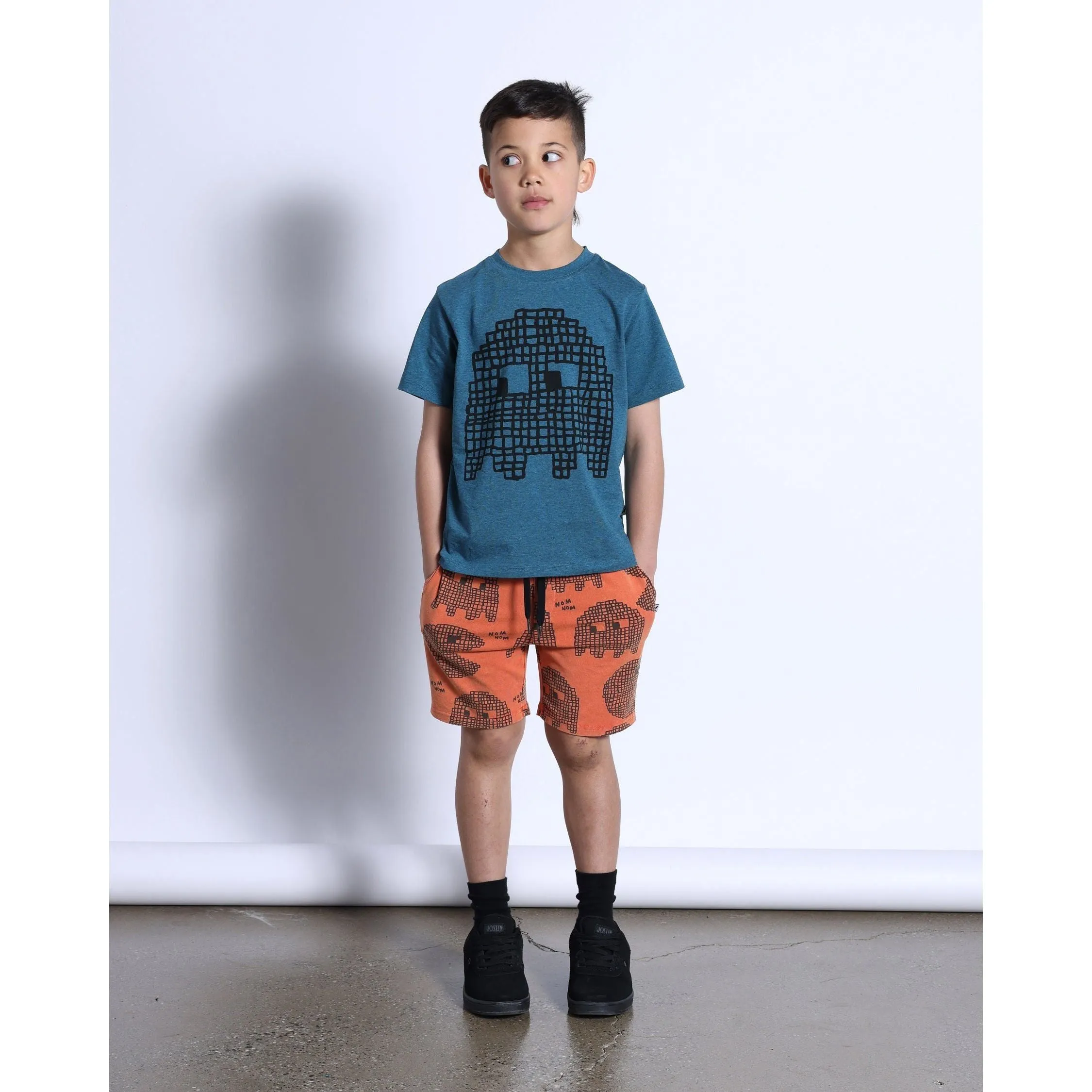 Arcade Tee- Teal Marle