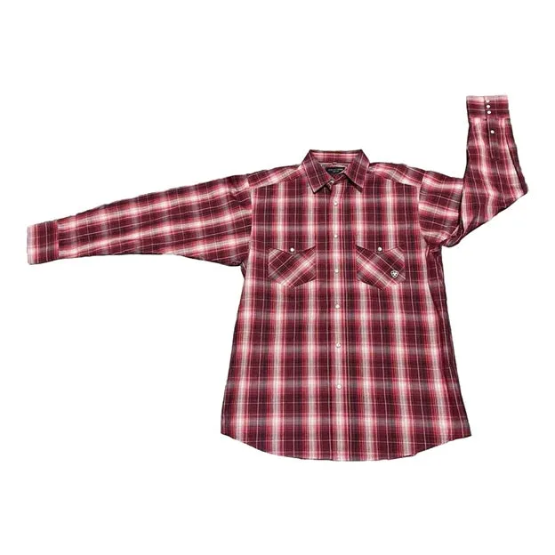 Ariat® Men's "Wagner" Snap Long Sleeve Western Shirt