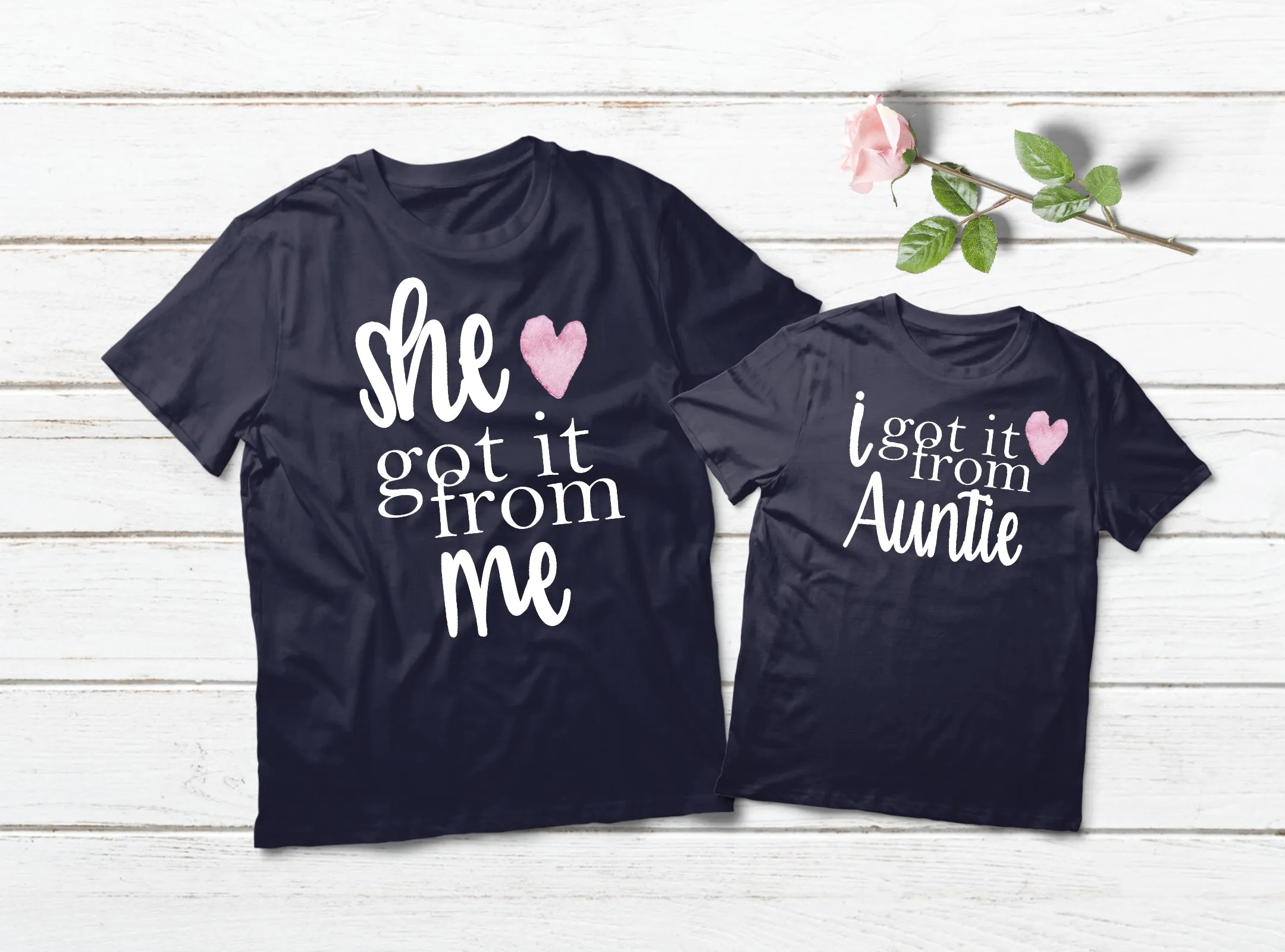 Aunt and Niece Shirts Got it from My Aunt Shirt
