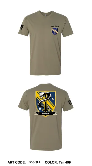 B CO, 6th BN, 1SFAB Comfort Unisex Cotton SS Tee - 35pQLL
