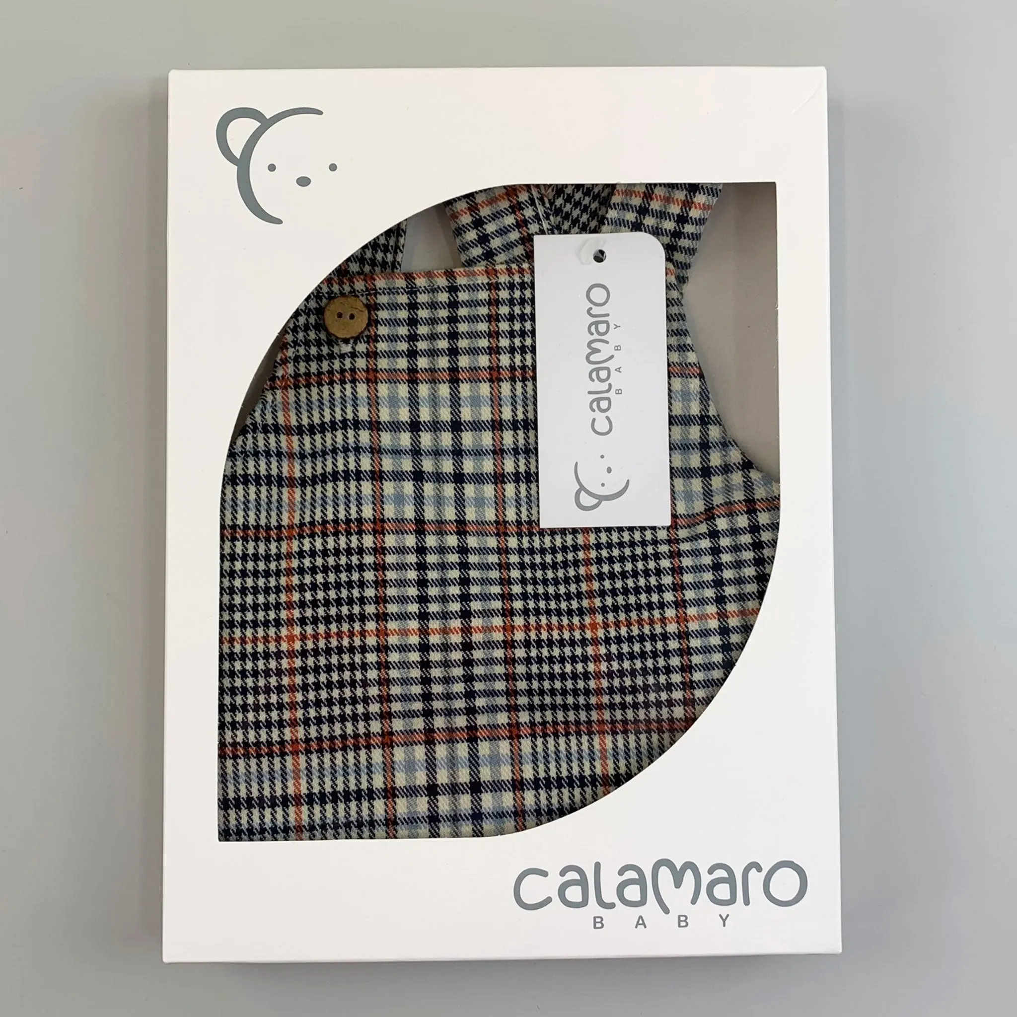 Baby Boys Check Romper  - Calamaro 32456