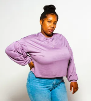 Bell Sleeve Crew Neck T-Shirt