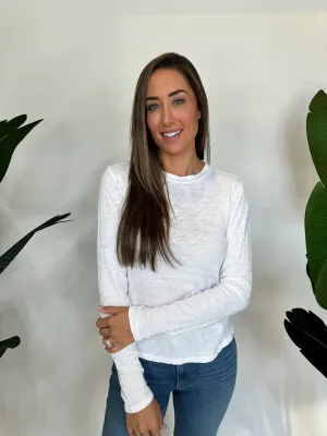 Bella Dahl Long Sleeve Crew Neck Tee