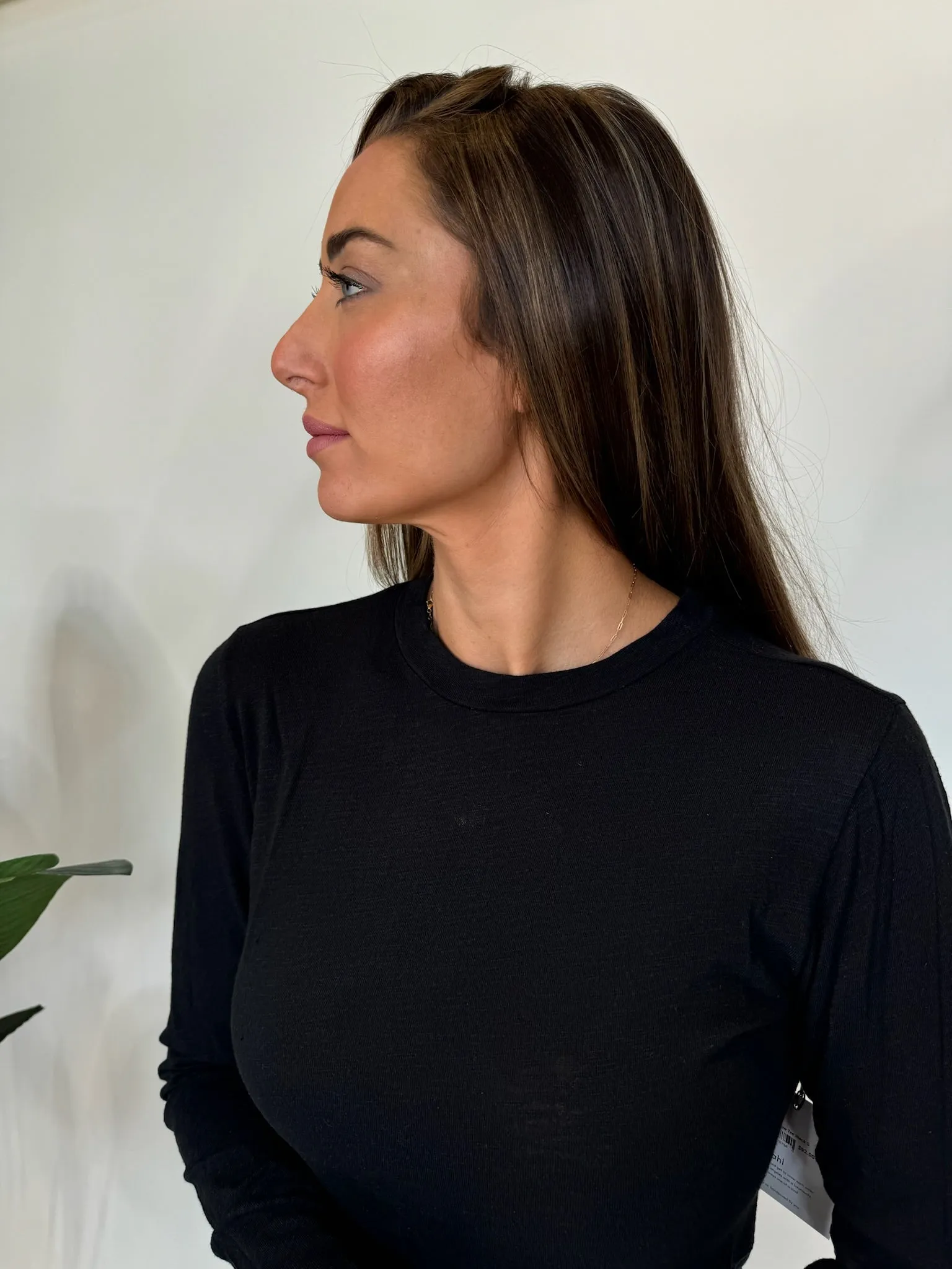 Bella Dahl Long Sleeve Crew Neck Tee