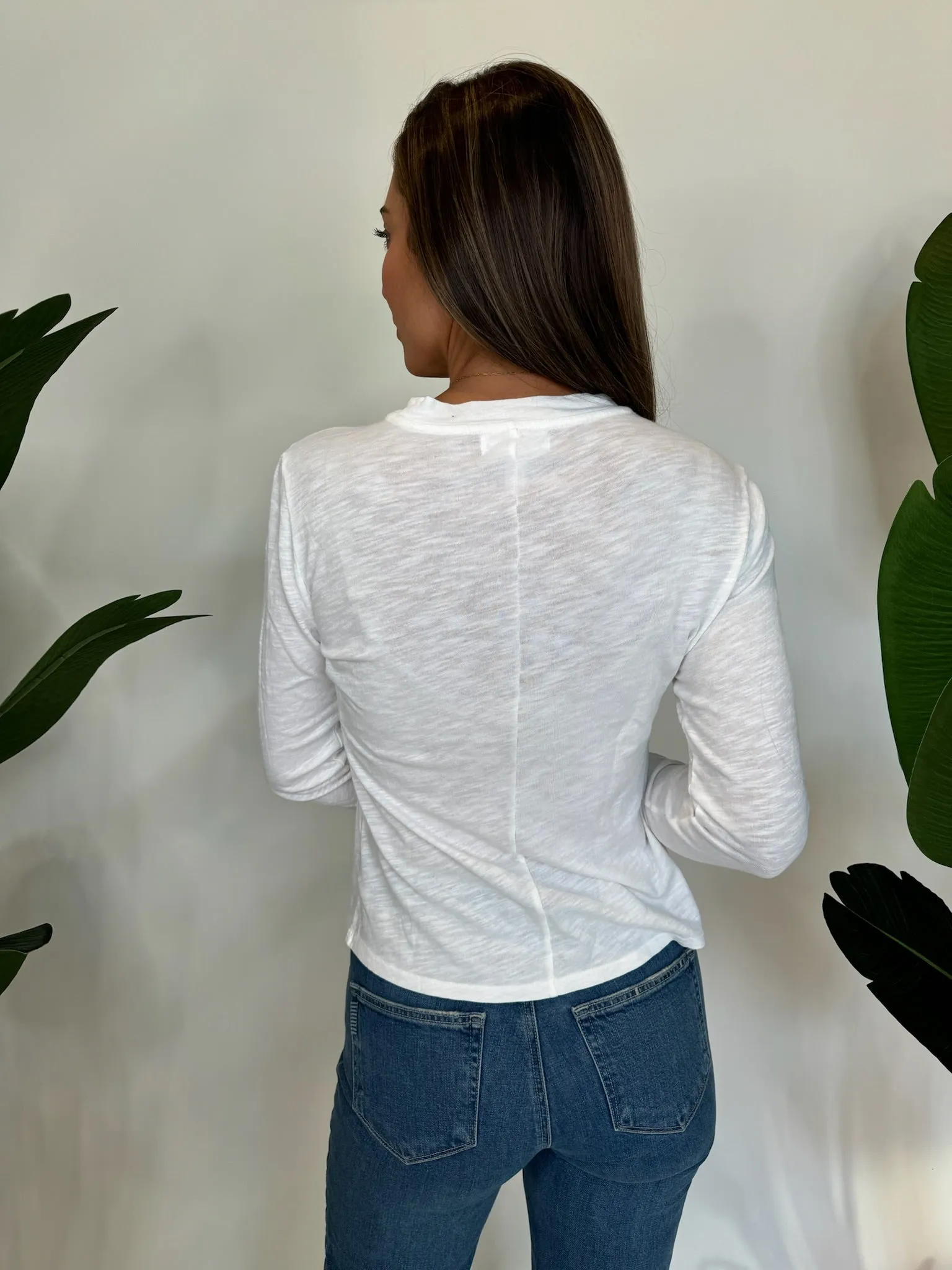 Bella Dahl Long Sleeve Crew Neck Tee