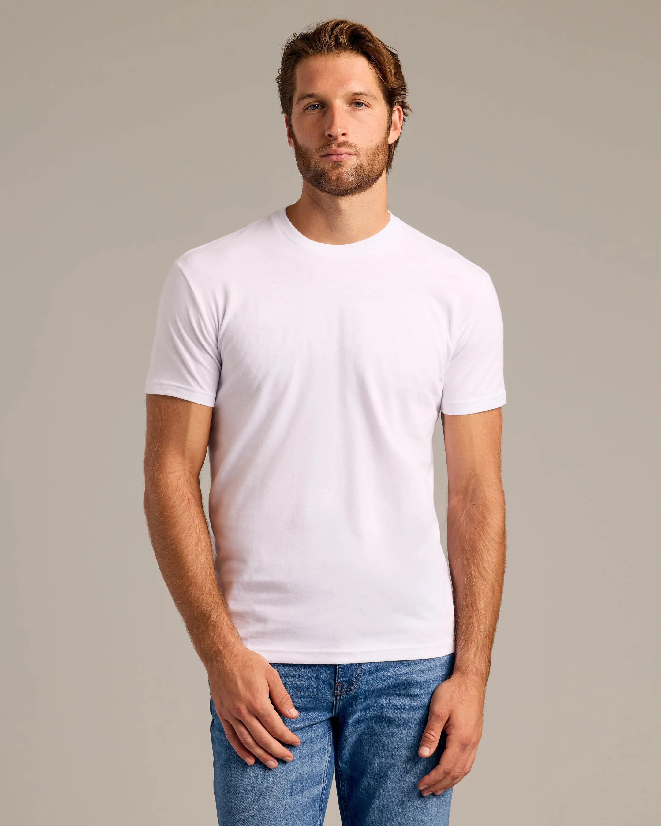 Black & White Short Sleeve Crew Neck 6-Pack