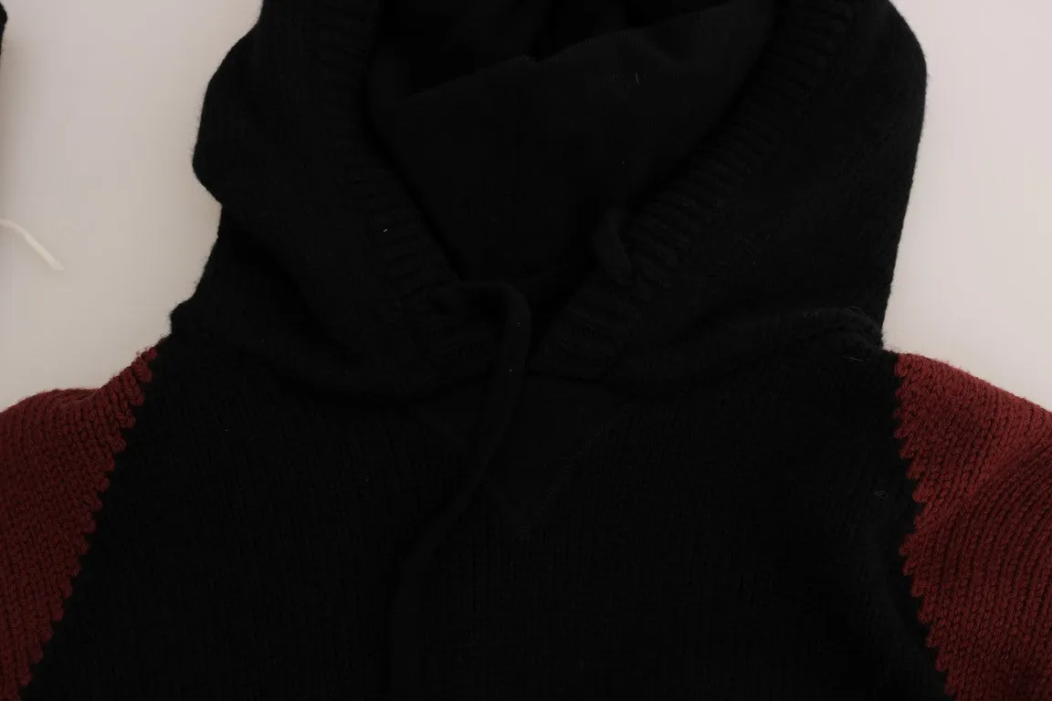 Black Cashmere Wool Knitted Sweater