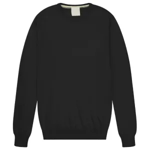 Black Cotton Sweater