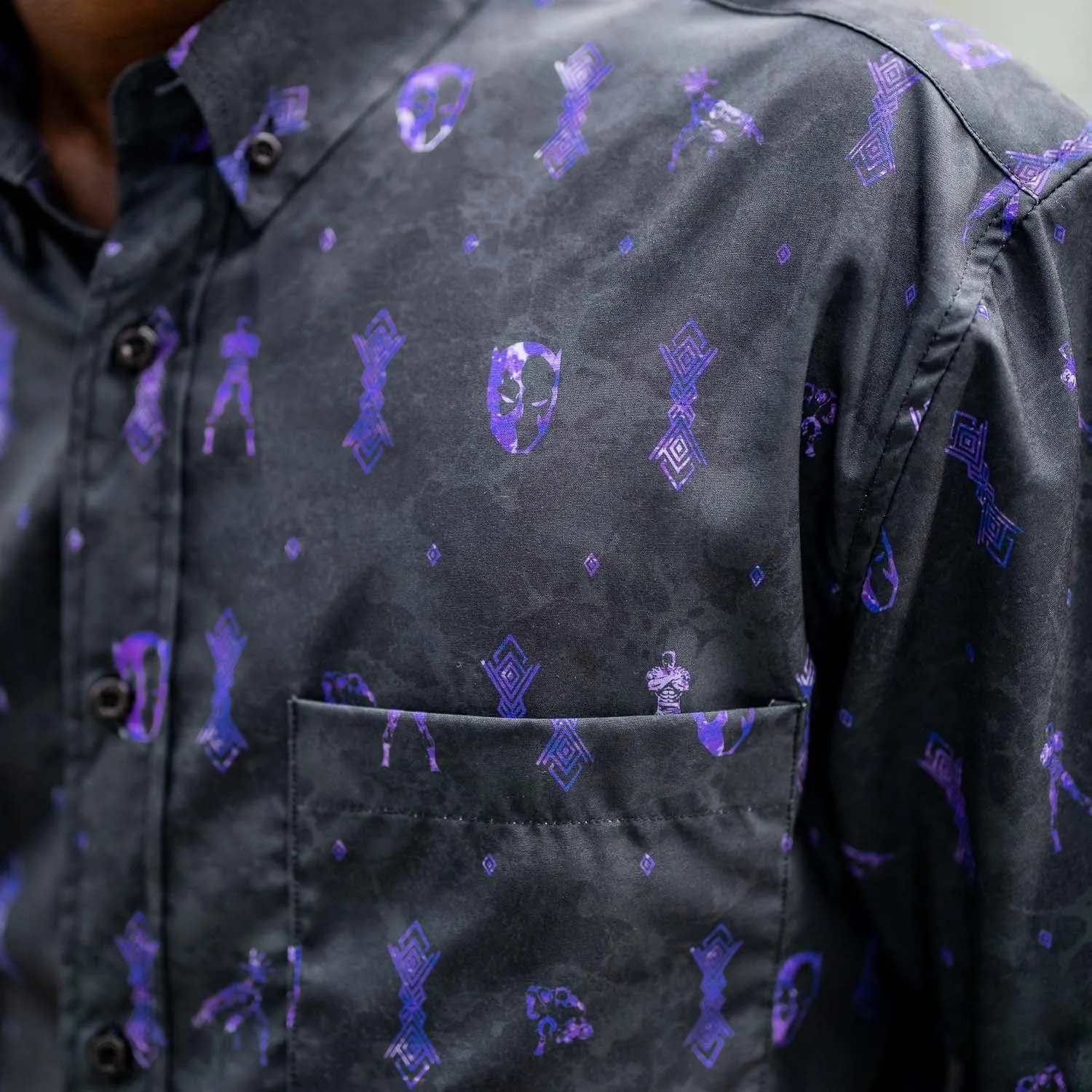 Black Panther "Vibranium Chief" – KUNUFLEX Short Sleeve Shirt