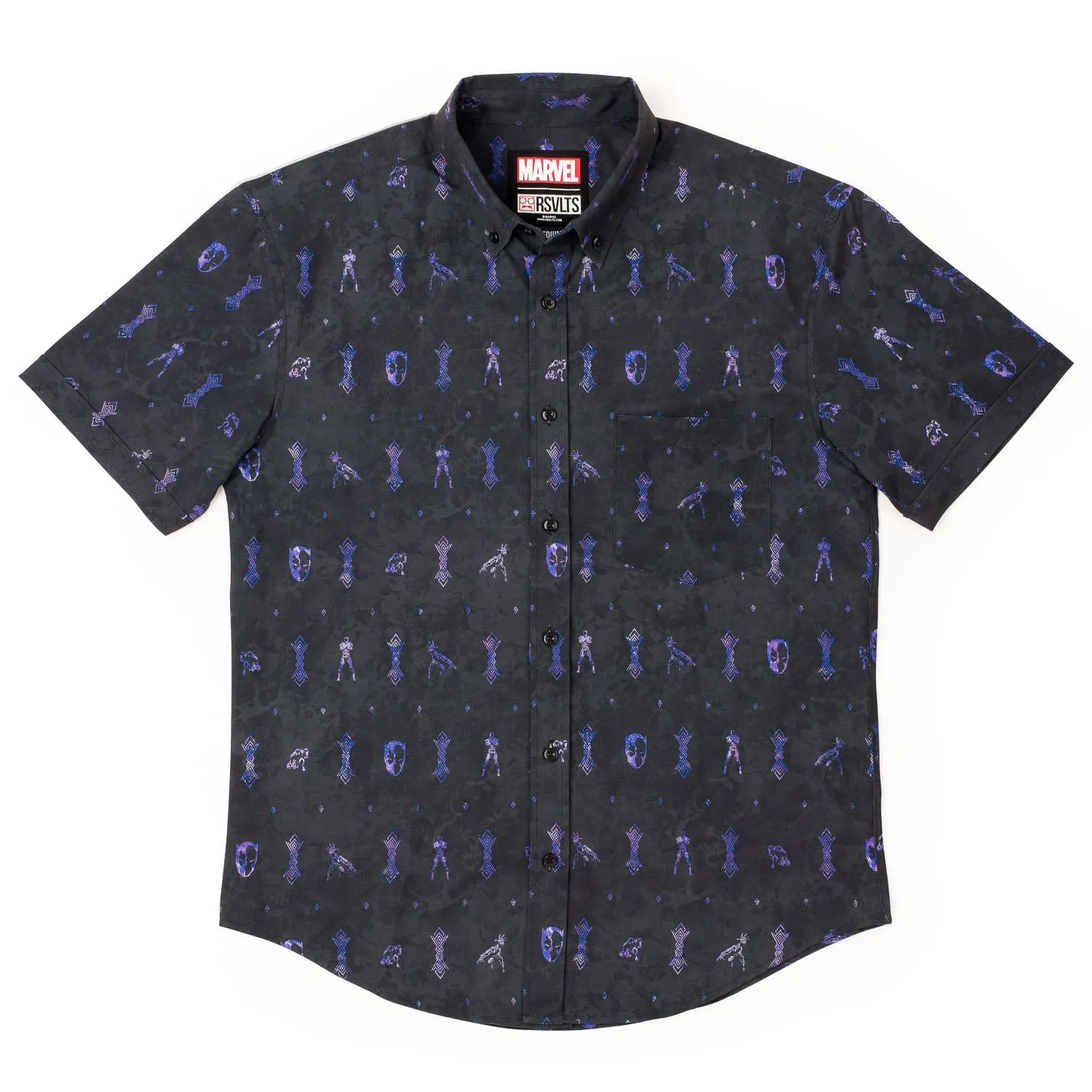 Black Panther "Vibranium Chief" – KUNUFLEX Short Sleeve Shirt