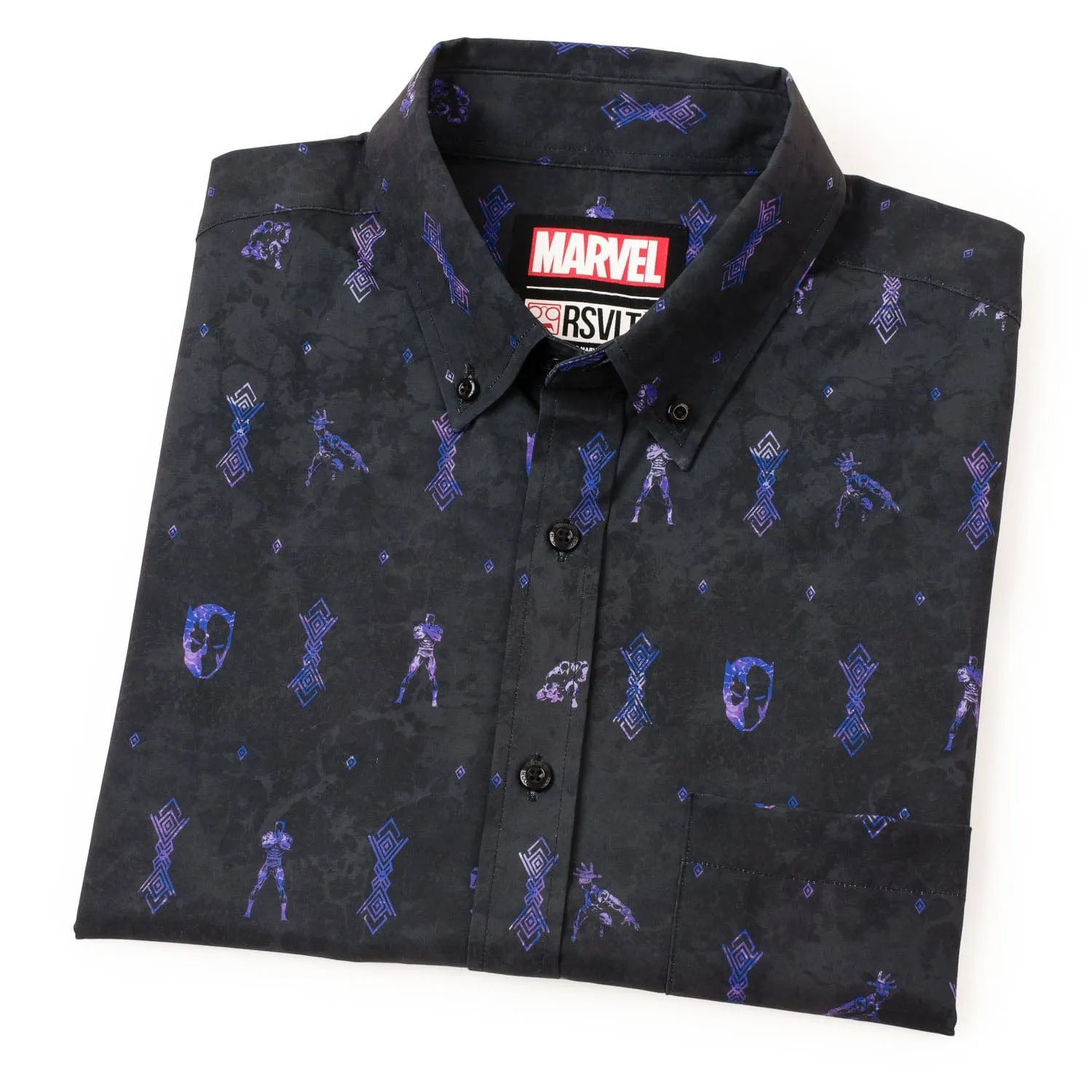 Black Panther "Vibranium Chief" – KUNUFLEX Short Sleeve Shirt