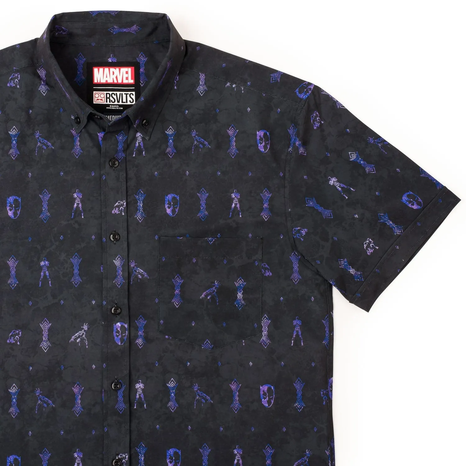Black Panther "Vibranium Chief" – KUNUFLEX Short Sleeve Shirt