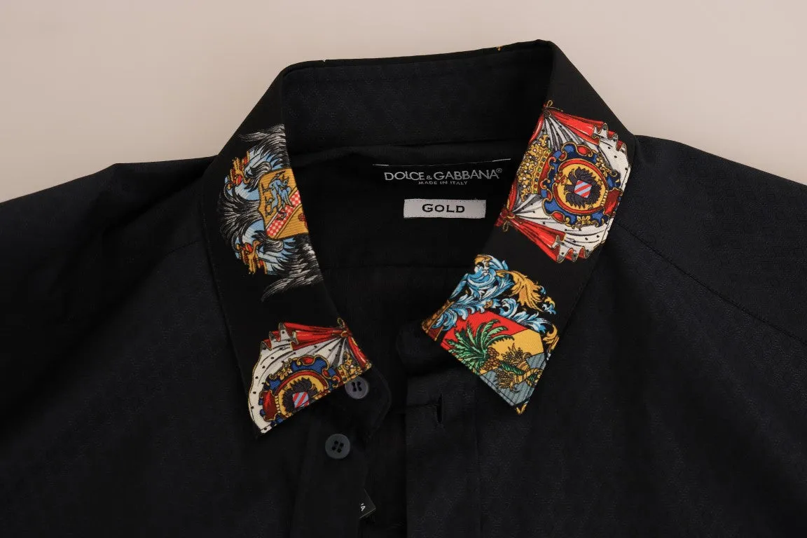 Blue Cotton GOLD Slim Fit Shirt