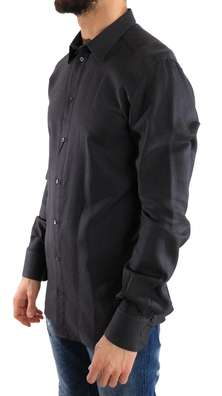 Blue Dress GOLD Slim Fit Cotton Shirt
