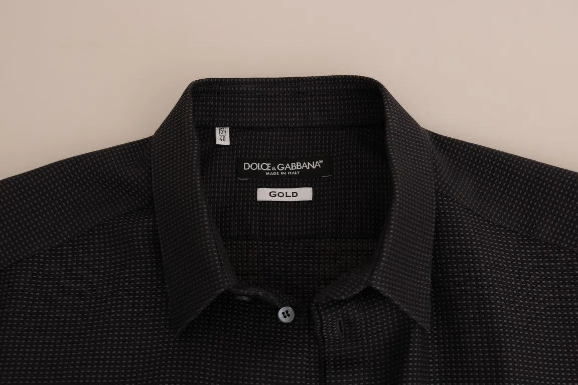 Blue Dress GOLD Slim Fit Cotton Shirt