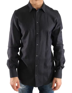 Blue Dress GOLD Slim Fit Cotton Shirt