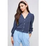 Bonjour Baby Navy Cardigan
