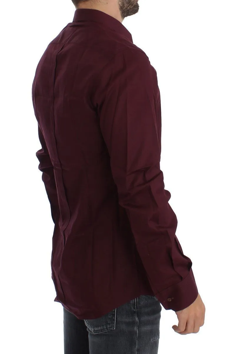 Bordeaux Torero GOLD Slim Fit Dress Shirt