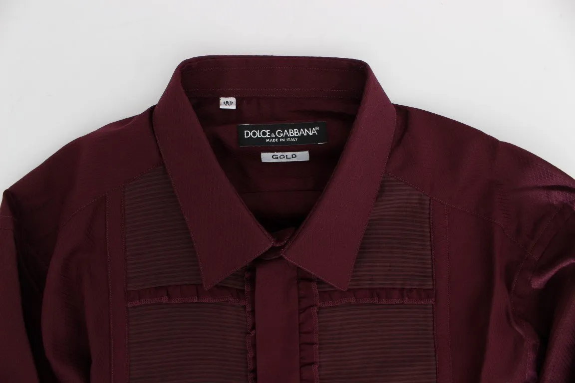 Bordeaux Torero GOLD Slim Fit Dress Shirt