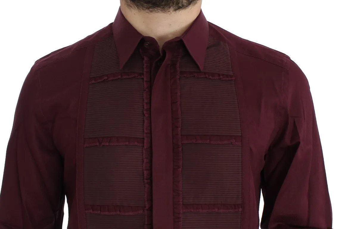 Bordeaux Torero GOLD Slim Fit Dress Shirt