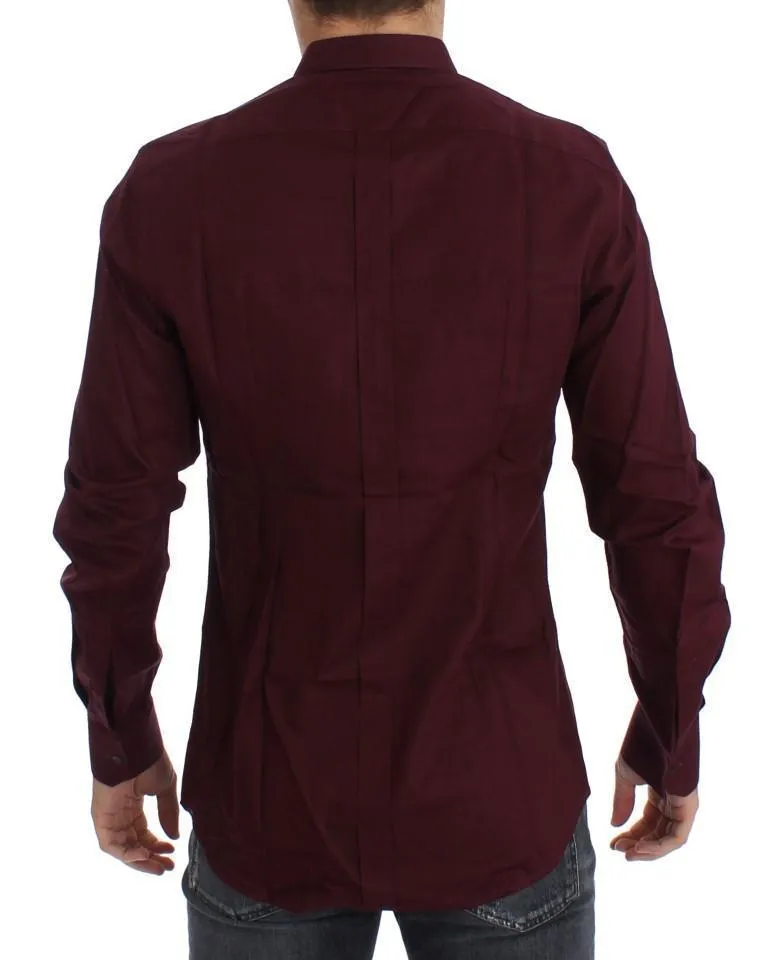 Bordeaux Torero GOLD Slim Fit Dress Shirt