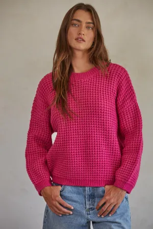 Boston Waffle Knit Pullover