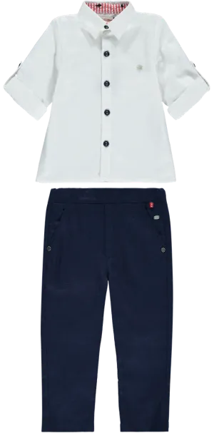 Boys Set White Shirt and Trousers