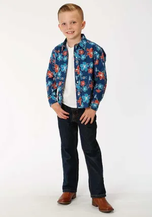 Boy's Tropical Western Shirt