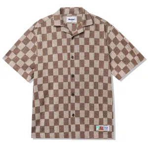 Butter Goods - Checker Vacation S/S Shirt Chocolate