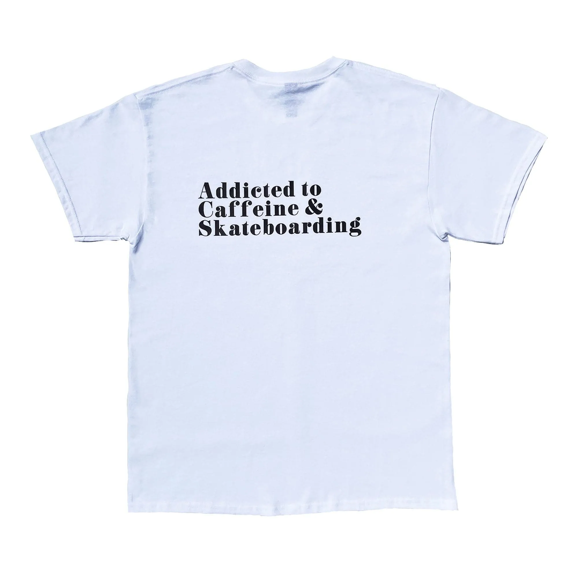 Caffeine & Krooks 'Logo' T-Shirt (White)