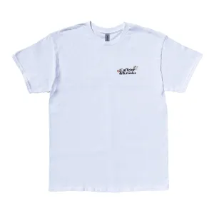 Caffeine & Krooks 'Logo' T-Shirt (White)