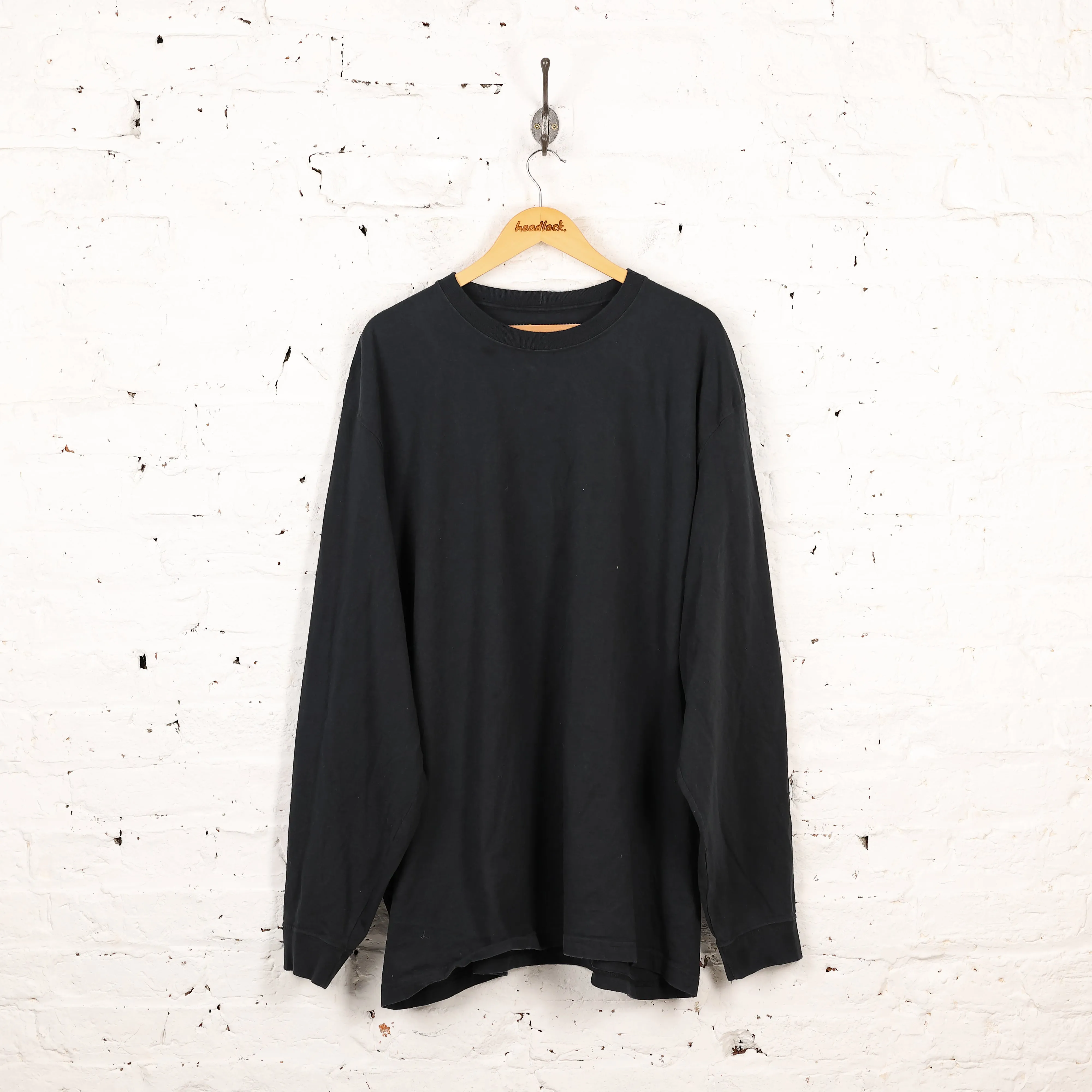 Carhartt Long Sleeve T Shirt - Black - XXXL