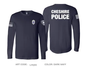 Cheshire Police Department Comfort Unisex Cotton LS Tee - LH5jS5