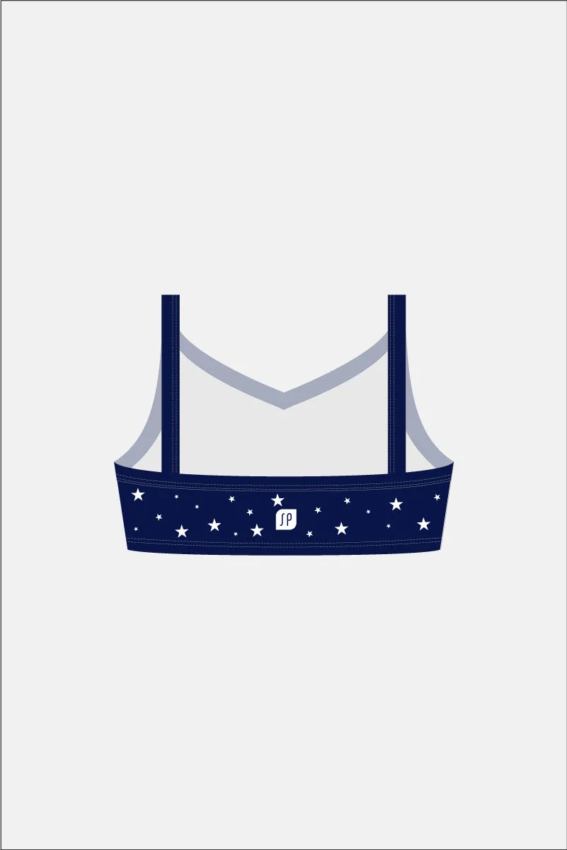 Club Merch V-Neck Crop Top
