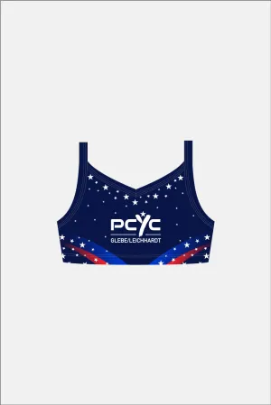 Club Merch V-Neck Crop Top