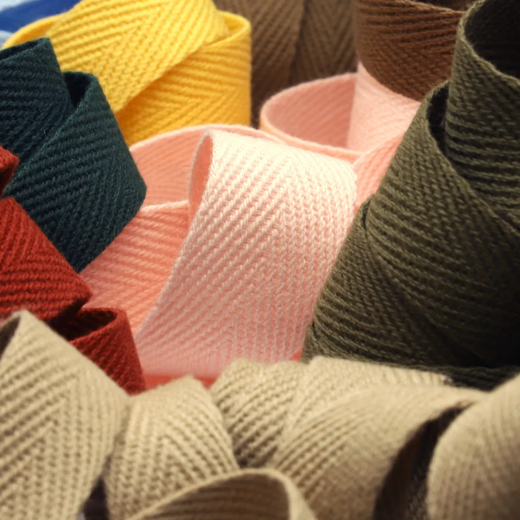 Cotton Herringbone Tape #35 Brown