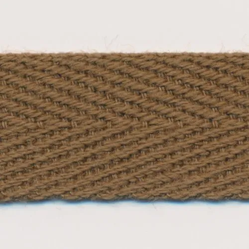 Cotton Herringbone Tape #35 Brown